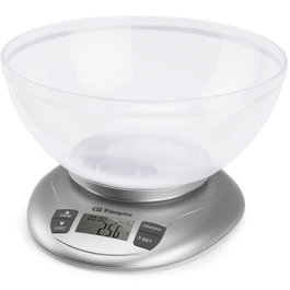 Orbegozo Báscula de Cocina Electrónica PC 2017 A Plata